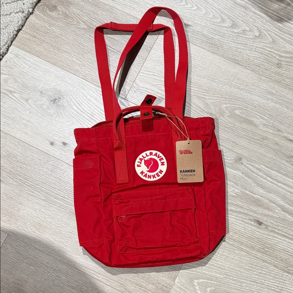 Fjallraven Kanken Mini Red Backpack